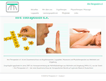 Tablet Screenshot of ihretherapeuten-ev.de